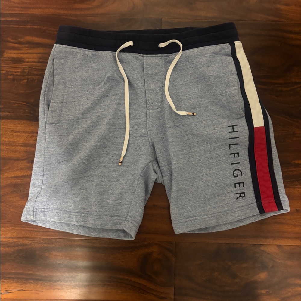 Tommy Hilfiger Athletic Blue and Red Shorts